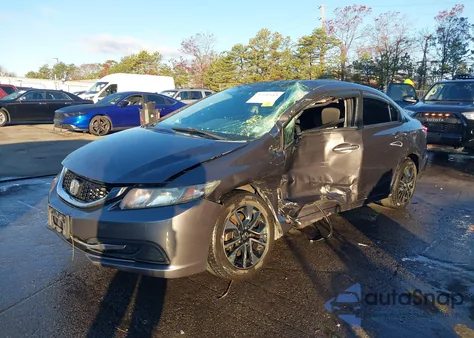 2014 Honda Civic Ex z USA, uszkodzony, nr VIN 19XFB2F89EE209197